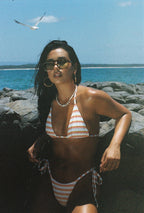 Classic String Halter Top Nectar