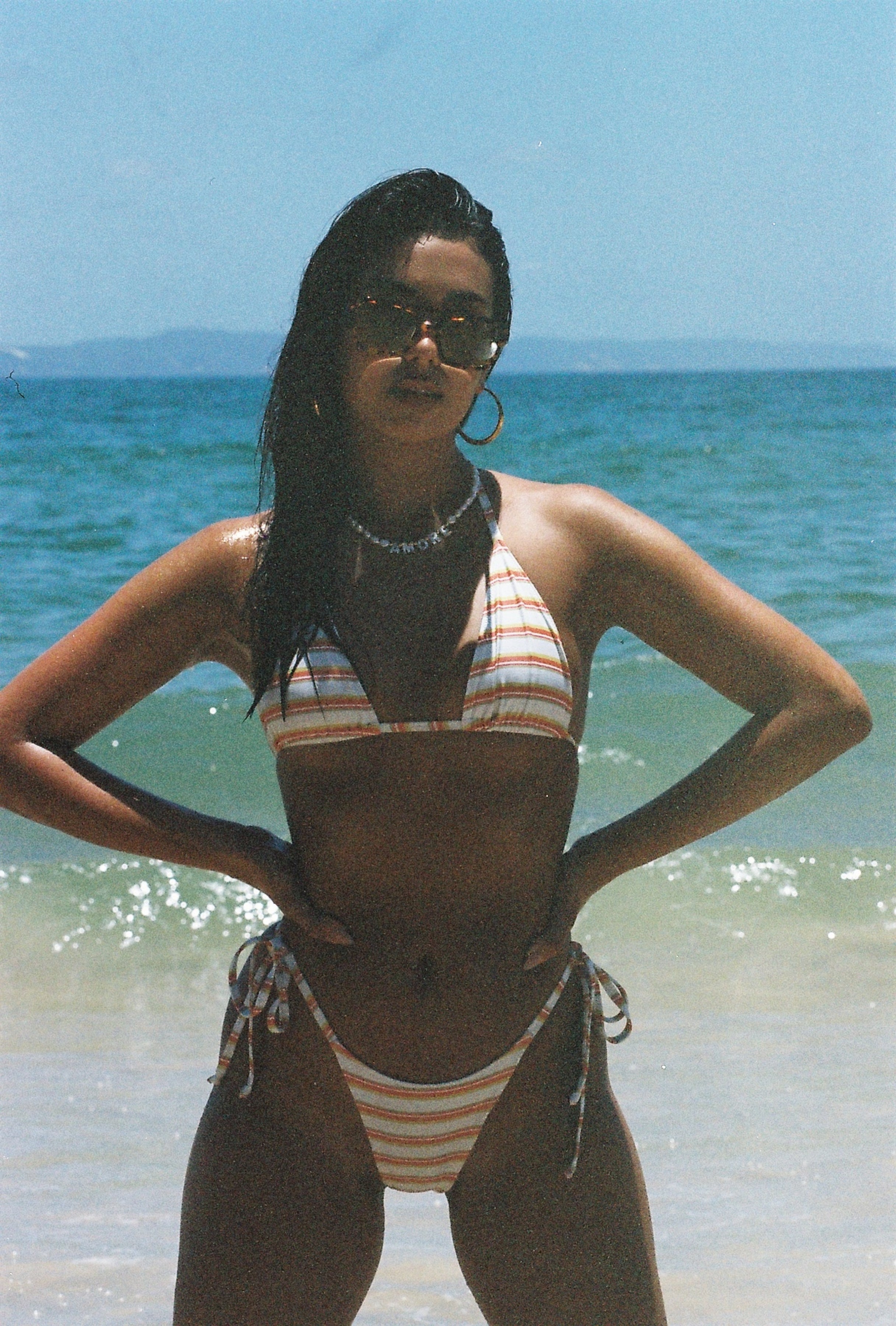 Classic String Halter Top Nectar