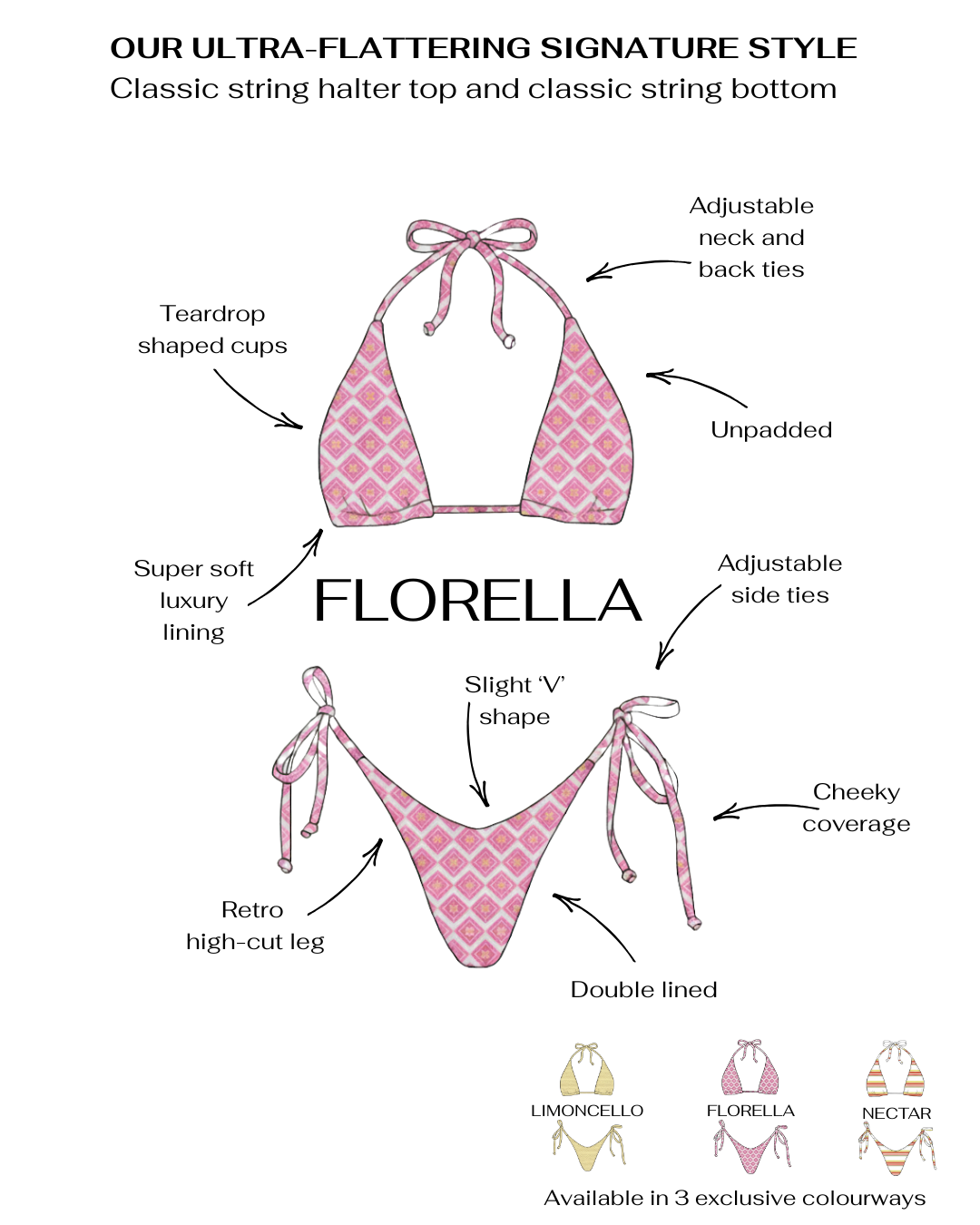 Classic String Bottom Florella